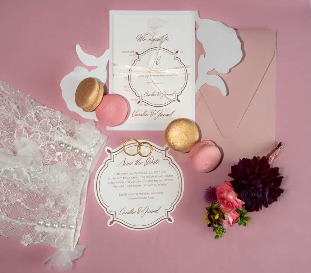 Details einer Hochzeitsplanung in NRW